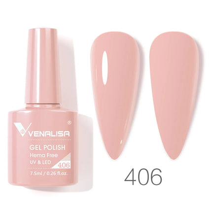 VENALISA VIP4 Nail Gel Polish 7.5ml HEMA Free Semi Permanent Nail Polish Super Texture Gel Varnish Long Lasting Tempered TopCoat
