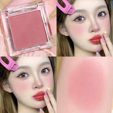 HISYI monochrome blush brightens matte nude makeup natural highlight repair three-dimensional eye shadow makeup