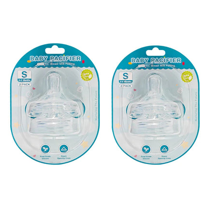 MAMIJOY Newborn Pacifier PP Round Head Cross Hole Food Grade Silicone For 0-6 Month Newborn Pacifier Baby Nipple BPAFREE BY05