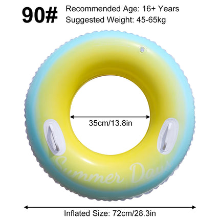 Inflatable Pool Floats, Pool Tube Rings, Swim Tubes, Pool Floaties, Beach Swimming Party Floats for Adults Swim Ring