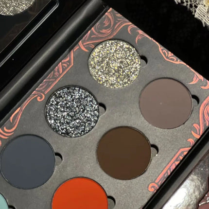 Shellwe Makeup · x Ghoul Co branded Series Nocturnal Flame Night Flame Eye Shadow Disk Chameleon Gothic Eyeshadow