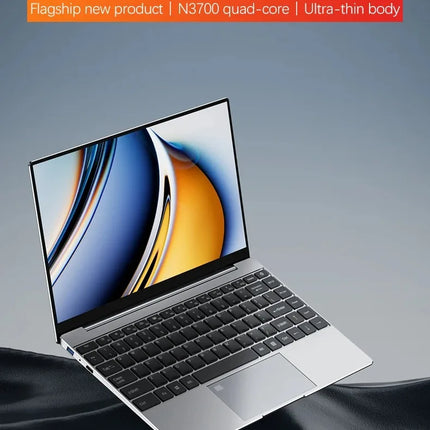New Ultra Slim Laptop 14.1" 16GB RAM 2TB SSD Intel N3700 Gaming PC 1920*1080 Display Office Study Computer PC Windows 11 Pro