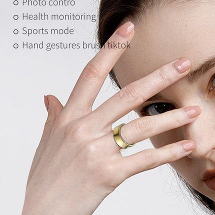 2026 Smart Ring Gesture Control Remote Photo Taking Phone Scrolling IP68 Waterproof Long Battery Life Lightweight Comfort