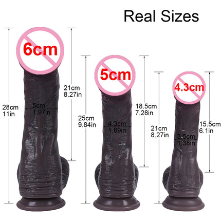 New Skin Double Penetration Realistic Dildo Big Huge Penis Suction Cup Cock Dick Anal Plug Sex Toys For Women Prostate Massager