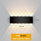 Black-12W / China Mainland / White light - 6000K|Waterproof IP65
