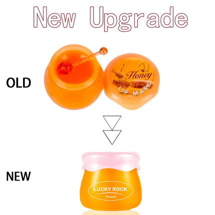 2pcs Honey Lip Mask Balm – Moisturizing, Exfoliating, Nourishing, Waterproof, Long-Lasting, Safe, Unisex, Certified, Smooth Lips
