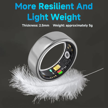 Smart Ring New Men And Women Bluetooth Connection Waterproof Health Sports Sleep Monitoring Multiple Exercise Modes