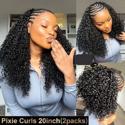 Feather Crochet Human Hair Extensions Knotless Pre-Separated Vietnamese Deep Wave Feather Crochet Human Hair For Braiding
