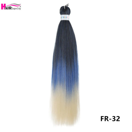 Easy Braids 26Inch Synthetic Jumbo Braids Hair Extensions Ombre Colorful Braiding Hair Pre Stretched Hair Expo City