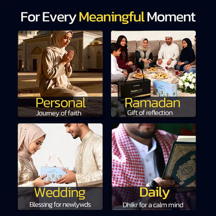 Weslamic new arrivals electronics itasbih ring black tasbeeh counter zikr smart ring electronics product hajj and umrah prayer