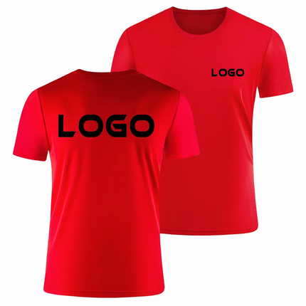 Summer quick-dryingT-shirt Round Neck Solid Color Marathon Team Shirt Sportswear Custom Shirt Embroidery Printing Exclusive LOGO
