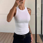 WHITE / L