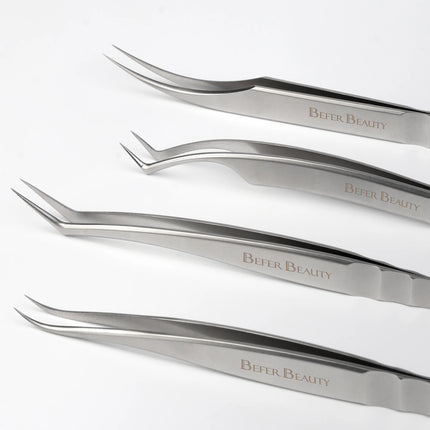 Anti-Static Tweezers Eyelash Extension Professional High Precision Volume Tweezer Stainless Steel Tweezers Antislip Makeup Tool