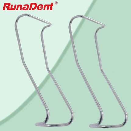 2pcs Autoclavable Dental Mouth Retractor, Stainless Steel Cheek Lip Retractor for Dental Implant Surgery & Orthodontic Tools