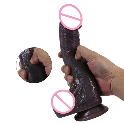 New Skin Double Penetration Realistic Dildo Big Huge Penis Suction Cup Cock Dick Anal Plug Sex Toys For Women Prostate Massager