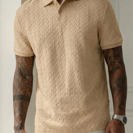 Summer 2026 Men's Fashion Short Sleeve POLO Shirt Casual Beach Sports New Arrival Elegant Style for Men