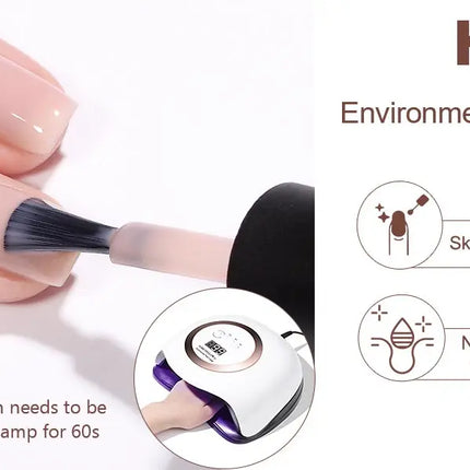 YOKEFELLOW 10ml Jelly Nude Gel Nail Polish High Quality Translucent Pink Nail Gel Varnish Soak Off UV Gel Polish Long Lasting