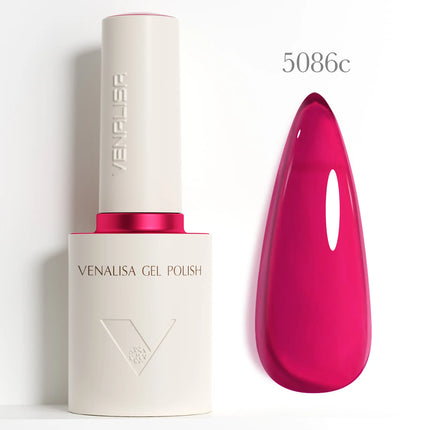 VENALISA 10ml Nail Gel Polish 108Colors HEMA/TPO Free UV LED SoakOff Long Lasting High Gloss Base TopCoat for Salon DIY Manicure
