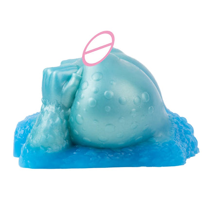 GEEBA Ultra-Realistic Blue Silicone Male Stroker Fantasy Breast Modeling Premium Adult Men Masturbator Body-Safe Adult Onahole