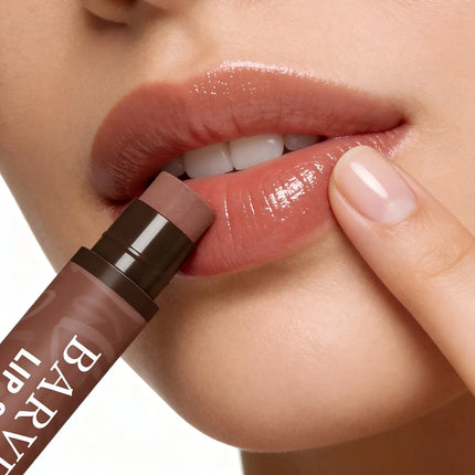 Moisturizing Lip Balm Stick Shea Butter Long Lasting Lip Tint Natural Color Refreshing Cocoa Peppermint Shimmer Lip Gloss Makeup
