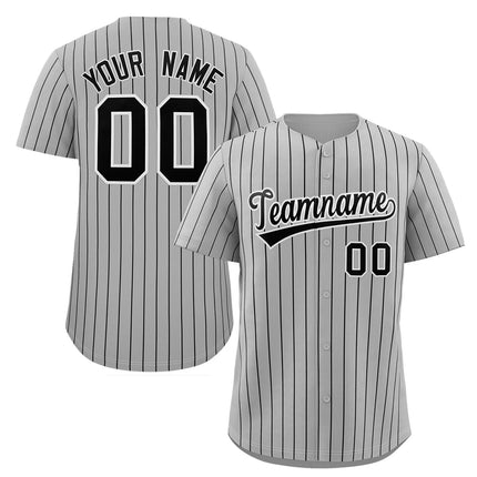 Custom Pinstripe Baseball Jersey Button Down Shirt Printed or Personalized Name Number for Men/Women/Youth
