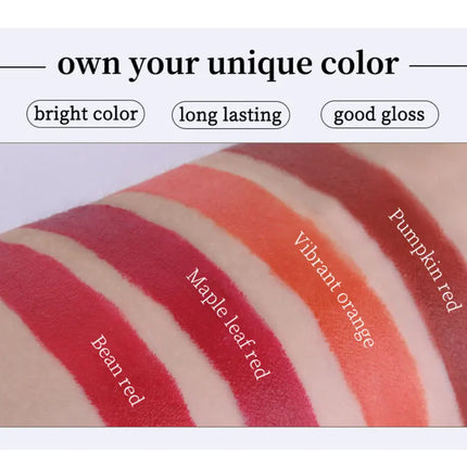 4 pcs/set Cigarette Lipstick Set Long Lasting Lip Glaze Matte Lip Gloss Waterproof Lip Stick Tube Nude Lip Tint Makeup Cosmetics
