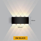 Black-8W / China Mainland / White light - 6000K|Waterproof IP65