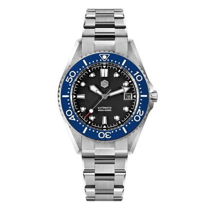 San Martin Upgraded 41mm Waterproof 600m Classic Men Diver Watch Helium Escape Valve ST 2130 Automatic Mechanical Watches SN0036