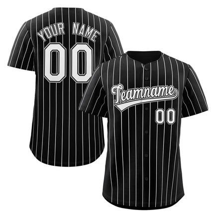 Custom Pinstripe Baseball Jersey Button Down Shirt Printed or Personalized Name Number for Men/Women/Youth