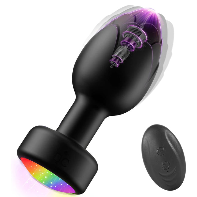 Anal Plug Vibrator for Men Women Butt Plug Men Prostate Massager Female Buttplug Remote Control Adult Sex Toys for Women Men Gay