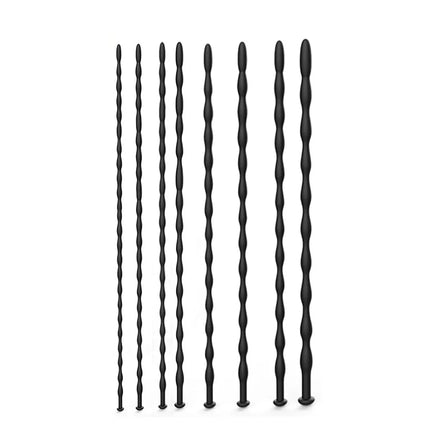 Urethra Sound Penis Plug Toy - 8 PCS Silicone Dilators Catheters & Sounds Set Urethral Plug Male Sex Toys, Sounding Rods Urethra