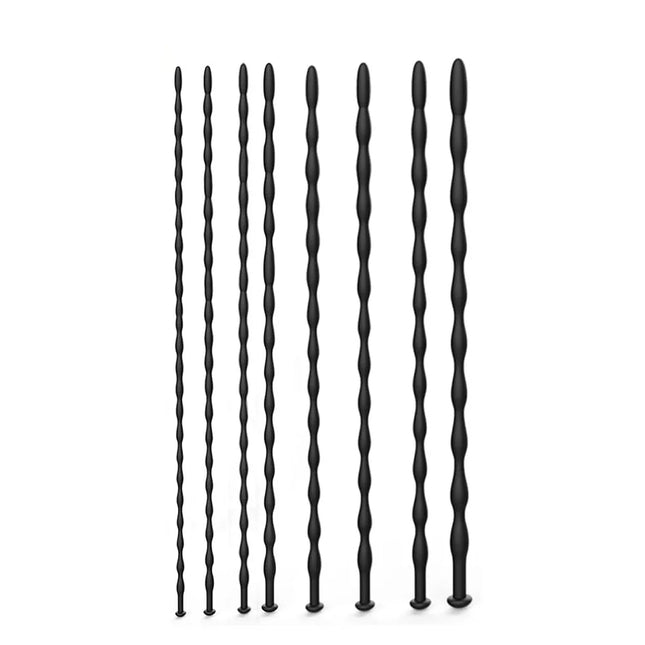Urethra Sound Penis Plug Toy - 8 PCS Silicone Dilators Catheters & Sounds Set Urethral Plug Male Sex Toys, Sounding Rods Urethra