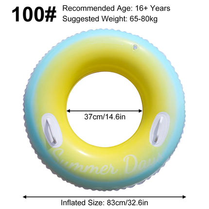 Inflatable Pool Floats, Pool Tube Rings, Swim Tubes, Pool Floaties, Beach Swimming Party Floats for Adults Swim Ring