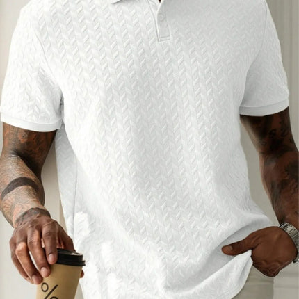 Summer 2026 Men's Fashion Short Sleeve POLO Shirt Casual Beach Sports New Arrival Elegant Style for Men