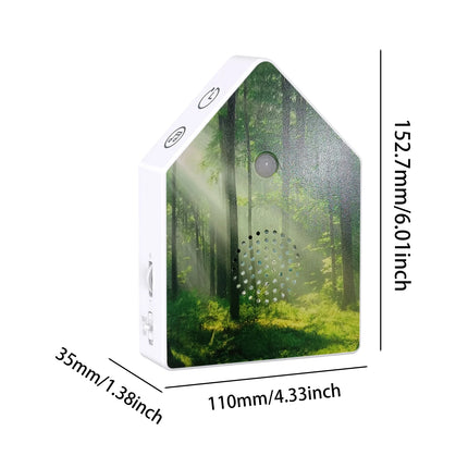 Bird Chirping Sound Box Singing Speaker Realistic Audio Birdsong Music Box Decoration for Interior Relax Home Travel Sleep Gifts