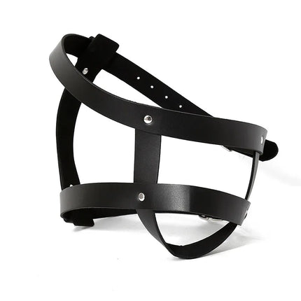 Sniff Shoes Face Harness Fetish BDSM Mask,Leather Smell Sneakers Slave Bondage Hood,Adult Sex Toys For Couples,SM Restraints