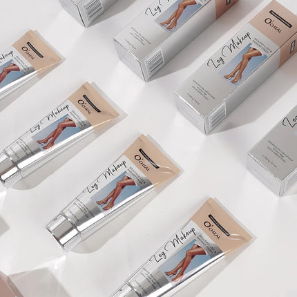 OCHEAL 100ml Beauty Leg Cream Makeup Body Coverage Long-lasting Waterproof Concealer Skin Tone Wheat Tan Brown Liquid Foundation