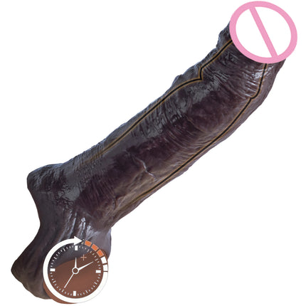 Sexy Adult Man Silicone Penis Sleeve Cock Ring Dildo Sex Toy For Man Dick Enlarger Extender Lock the Sperm Male Penis Training