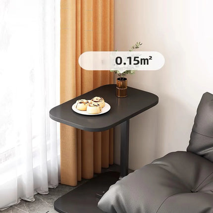 Side Table for Sofa Bed, Nordic U-Shaped Side Table with Tabloide, Small All-Purpose Side Table, Elegant and Modern