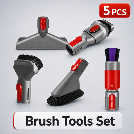 Compatible For Dyson V7 V8 V10 V11 V15 Vacuum Accessories 11Pcs Attachment Tool Kit Crevice Brush Hose Holder Dock Stand Parts