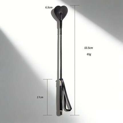 4fts heart Snake whip Sex Toys Spanking Paddle PU Leather Flirt Toys Handle Riding Crop Adult Master Products for Couples