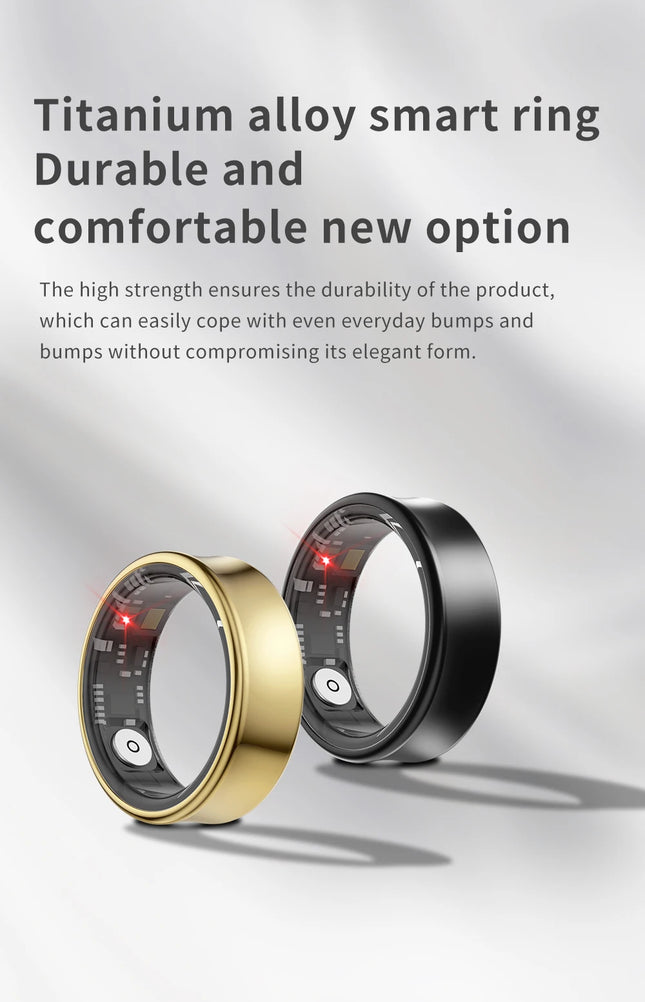 2026 Smart Ring Gesture Control Remote Photo Taking Phone Scrolling IP68 Waterproof Long Battery Life Lightweight Comfort