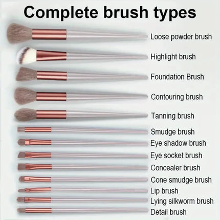 8-13Pcs Premium Makeup Brushes Set for Cosmetics Foundation Blush Powder Eyeshadow Kabuki Blending Makeup Brush Beauty Tool