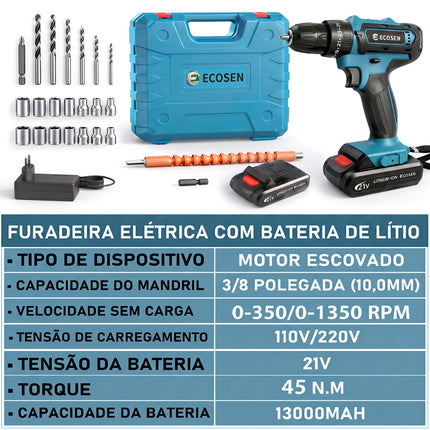 21V Impact Drill Driver Kit / Perceuse Visseuse 21V