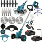 Blue / US / two batteries|United States|Reel Mowers