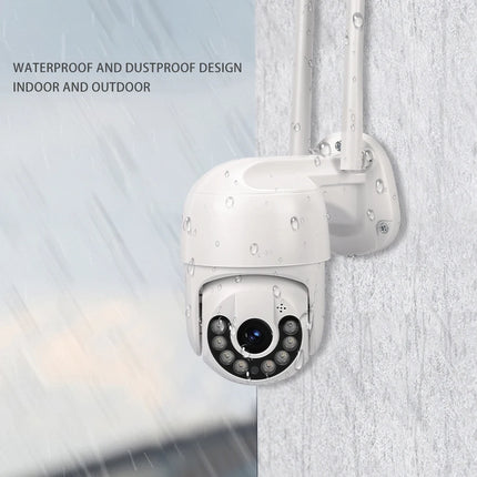 2MP outdoor wireless WIFI surveillance camera full-color night vision CCTV baby monitor two-way voice automatic tracking ICSEE