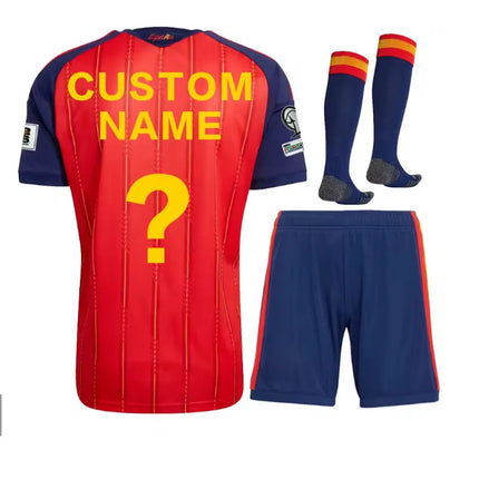 New 26 27 Spain 2026 2027 Spain adults shirt kids kit shirt
