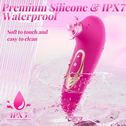 Powerful Oral Sucking Vibrator Female Blowjob Sucker Clitoris Vacuum Suction Nipple Massager Masturbator Adult Sex Toy for Women