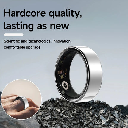 New Smart Ring Sleep Monitoring Multi-function Blood Oxygen Measurement Blood Pressure Multi-sports Mode Low Power Consumption