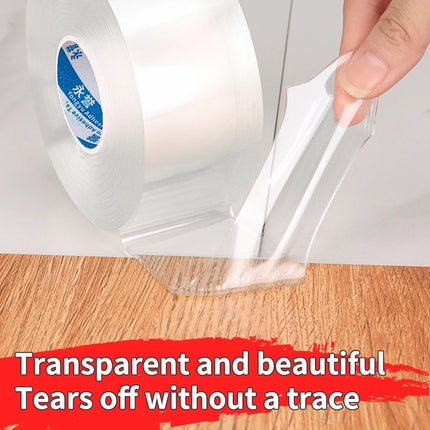 Double Sided Tape Heavy Duty, Extra Large Nano Double Sided Adhesive Tape, Clear Mounting Tape Picture Hanging Adhesive Strips